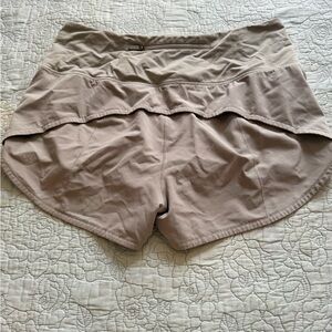 Lululemon Grey High rise 4" shorts